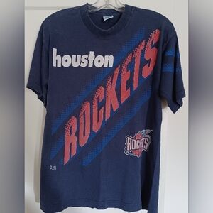 Vintage Houston Rockets T- Shirt Sz 18-20
